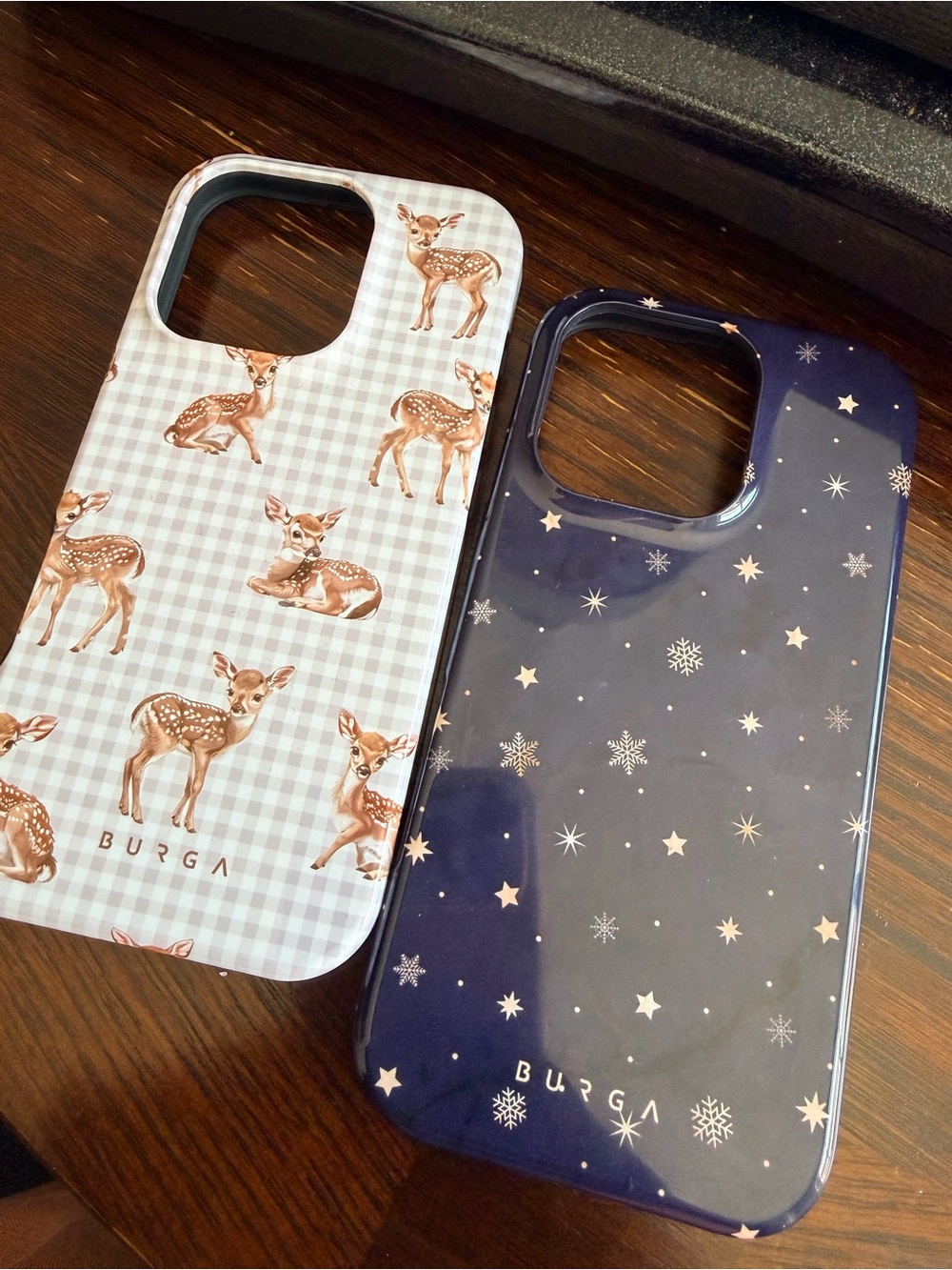 Burga Navy Star & Snowflake Protective Phone Case